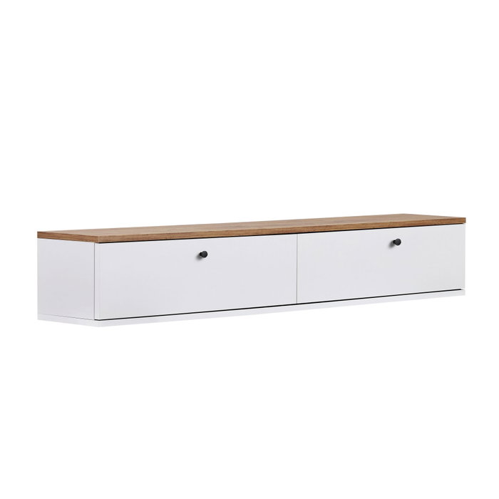 Nordure Ligne 160 Soporte para TV Pino Atlántico y Blanco